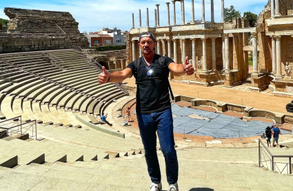 Antonio Banderas en el teatro Romano de Mérida