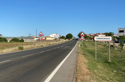 Carretera donde se produjo el accidente