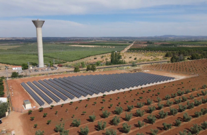 Imagen aérea de la Fotovoltaica de Guareña