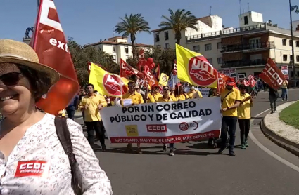 Manifestación del primero de mayo en Mérida