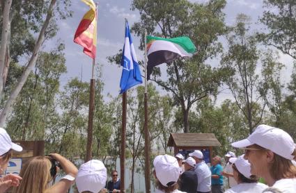 Bandera azul en Campanario