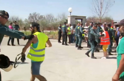 Enfrentamiento en Montehermoso