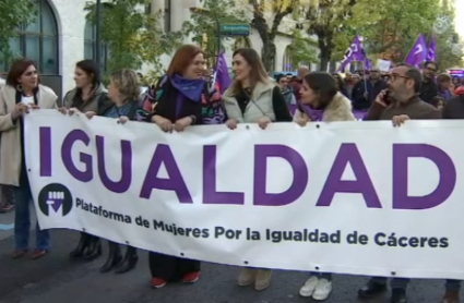 Manifestación 25N Cáceres 2022