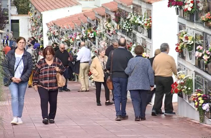 Cementerio de Cáceres, día de todos los santos 2022