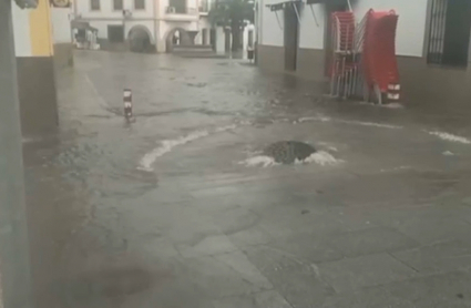 Colector roto en Malpartida de Cáceres