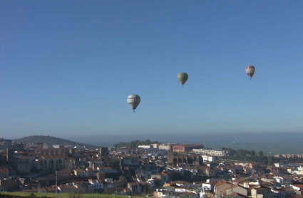 Viaje en globo de los Reyes Magos por Cáceres