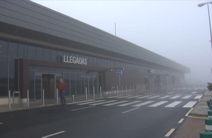 Niebla en el aeropuerto de Badajoz