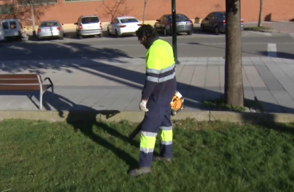 Trabajadores al aire libre