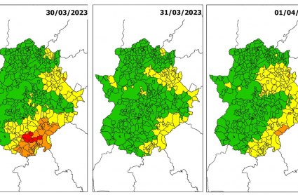 Mapa riesgo de incendio forestal