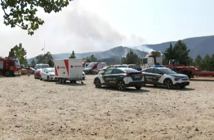 Incendio en el norte extremeño