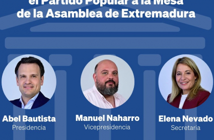 Candidatos presentados por el PP