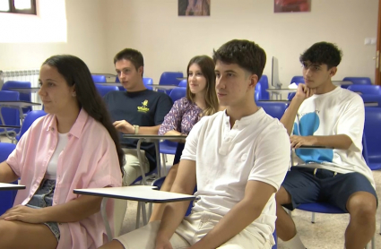 Alumnos del colegio Santísima Trinidad de Plasencia