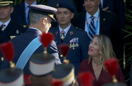 María Guardiola con Felipe VI