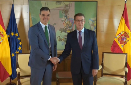 Pedro Sánchez y Núñez Feijóo