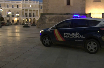 Refuerzo policial en el centro de Badajoz