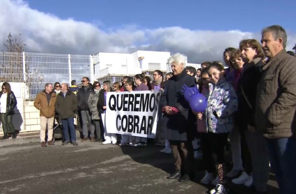 Protesta en Montehermoso