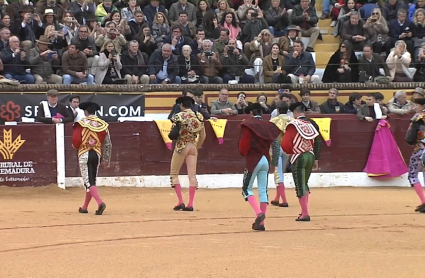 Paseíllo en el último festejo de la Feria de Olivenza 2024