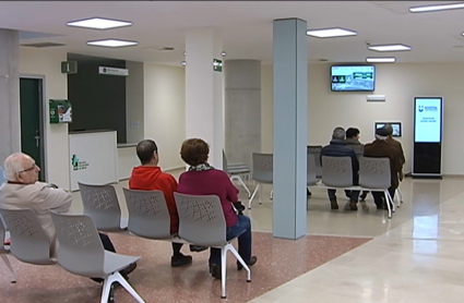 Pacientes en sala de espera